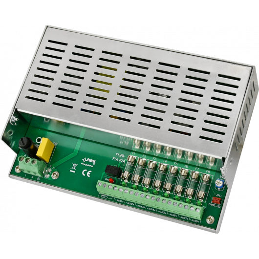 PSDC-12V8X1A Pulsar PSDC 12V/7A/8x1A zasilacz wielowyjściowy do zabudowy