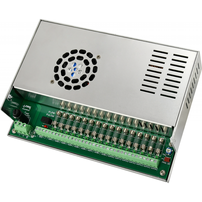 PSDC-12V16X1A Pulsar PSDC 12V/15A/16x1A zasilacz wielowyjściowy do zabudowy