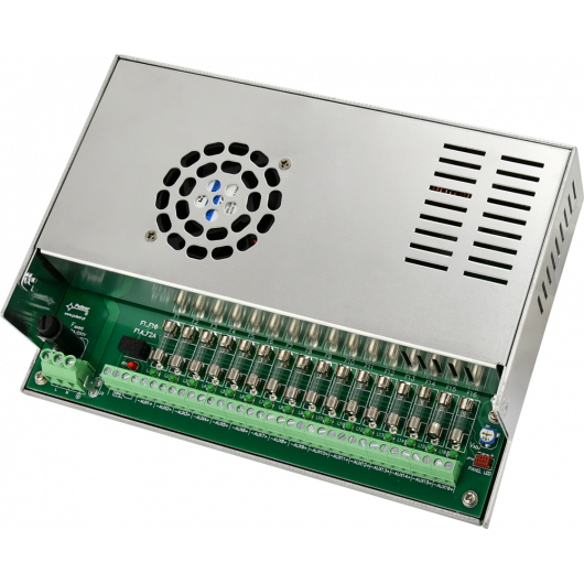 PSDC-12V16X1A Pulsar PSDC 12V/15A/16x1A zasilacz wielowyjściowy do zabudowy