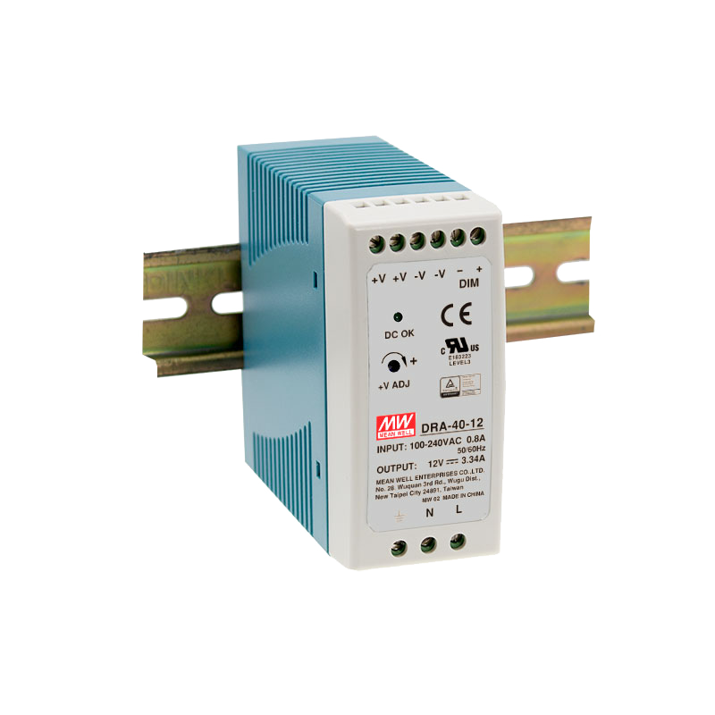 DRA-40-12 Pulsar DRA 12V/40W/3.34A zasilacz na szynę DIN