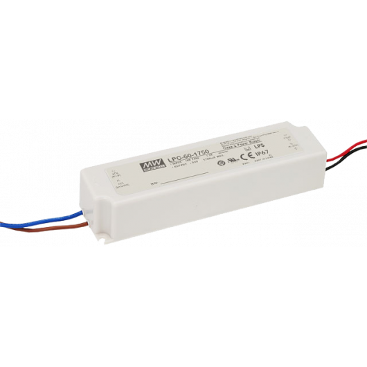 LPC-60-1750 Pulsar LPC 9-34V/59.5W/1750mA zasilacz LED