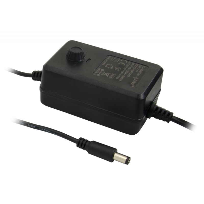 PSR12012 Pulsar PSR 12V÷15V/1,2A zasilacz impulsowy desktop do CCTV