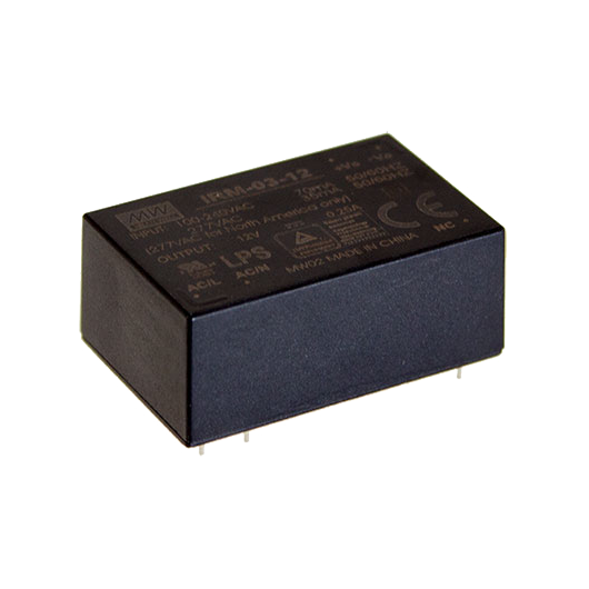 IRM-03-12 Pulsar IRM 12V/3W/250mA zasilacz miniaturowy