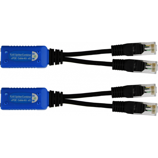P-POE2 Pulsar P-POE2 Splitter 2xRJ45 (wtyk) - 1xRJ45 (gniazdo)