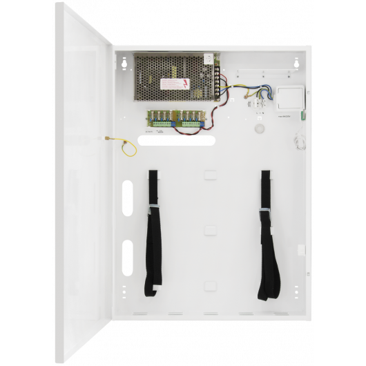 PSDCR08128 Pulsar PSDCR 12V/8A/8×1A/TOPIC zasilacz do 8 kamer HD z miejscem na rejestrator