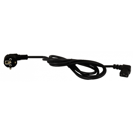 PSD13 Pulsar Kabel 230VAC 3×0.75mmsup2/sup, 1,8m, CEE 7/7 (EF), wtyk kątowy IEC C13