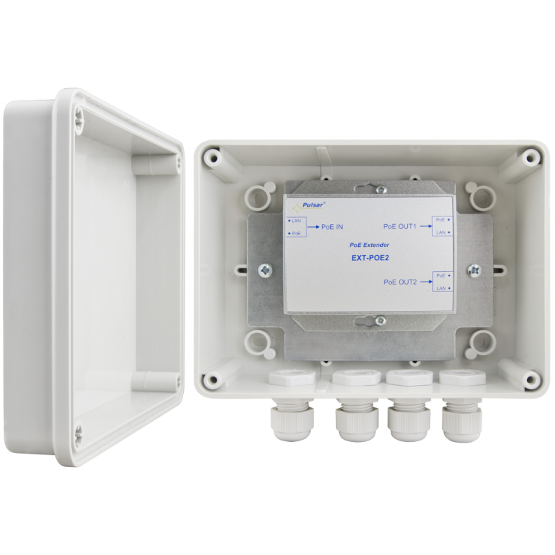 EXT-POE2H Pulsar Extender EXT-POE2 w obudowie hermetycznej