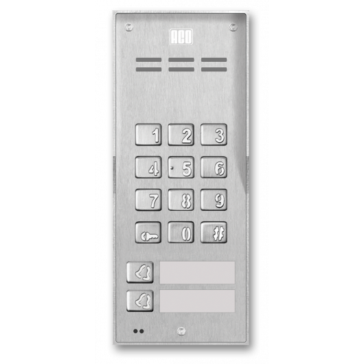 Panel ACO Familio z 2 przyciskami, podtynk FAM-P-2NPZSACC