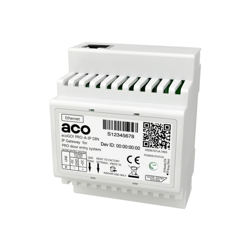 Bramka SIP do domofonu w systemie PRO/PRO-A ACO GO! PRO-A-IP DIN