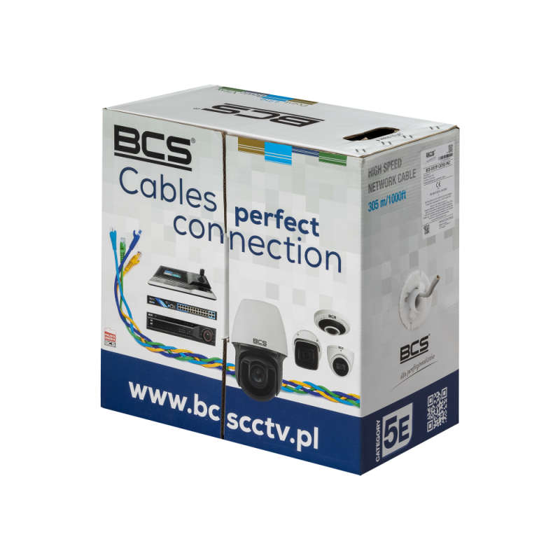 Kabel sieciowy BCS-U/UTP-CAT5E-PVC