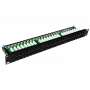 Patch panel kat.6 19" 48xRJ45 UTP z półką 1U ALANTEC 2