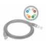 Patchcord U/UTP kat.5e PVC 3.0m szary ALANTEC 1