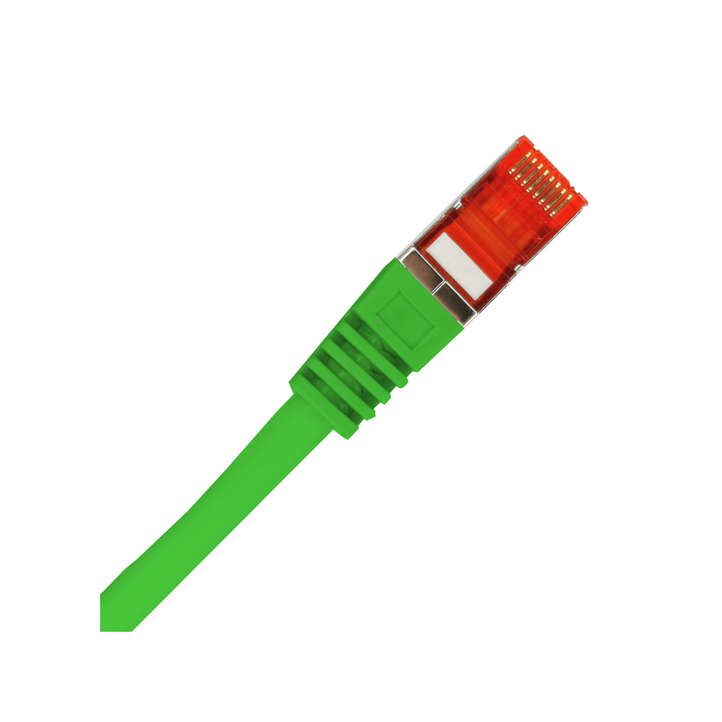 Patchcord S/FTP kat.6A LSOH 0.25m zielony ALANTEC