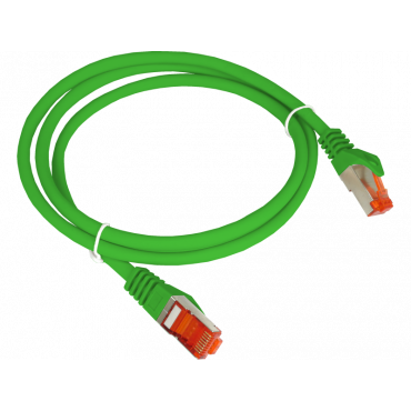 Patchcord S/FTP kat.6A LSOH 0.25m zielony ALANTEC