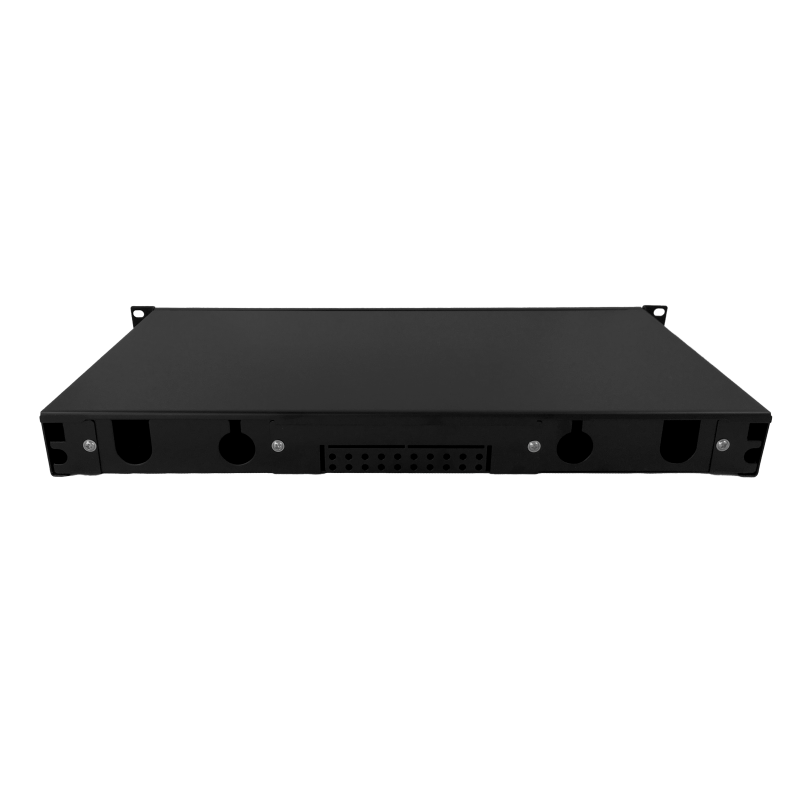 Przełącznica światłowodowa teleskopowa 12xSC simplex / 12xLC duplex 19" 1U z akcesoriami montażowymi (dławiki, opaski) ALANTEC