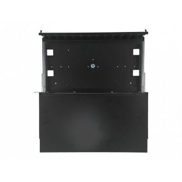 Przełącznica światłowodowa teleskopowa 12xSC simplex / 12xLC duplex 19" 1U z akcesoriami montażowymi (dławiki, opaski) ALANTEC