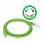 Patchcord U/UTP kat.5e PVC 0.5m zielony ALANTEC 1