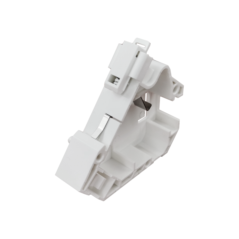 Adapter na szynę DIN (TH35) do keystone RJ45, RJ12 z uziemieniem ALANTEC