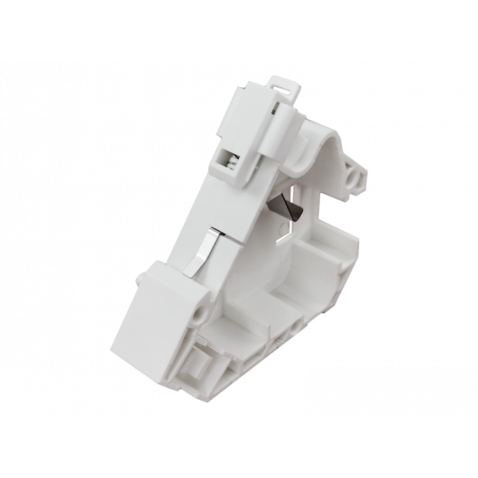Adapter na szynę DIN (TH35) do keystone RJ45, RJ12 z uziemieniem ALANTEC