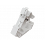 Adapter na szynę DIN (TH35) do keystone RJ45, RJ12 z uziemieniem ALANTEC 3
