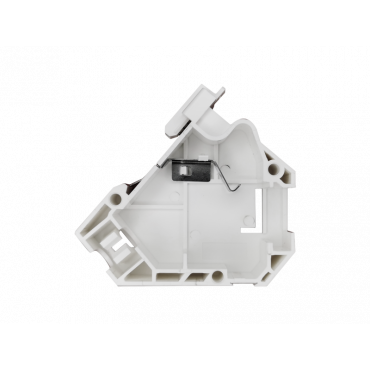 Adapter na szynę DIN (TH35) do keystone RJ45, RJ12 z uziemieniem ALANTEC