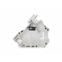 Adapter na szynę DIN (TH35) do keystone RJ45, RJ12 z uziemieniem ALANTEC 1