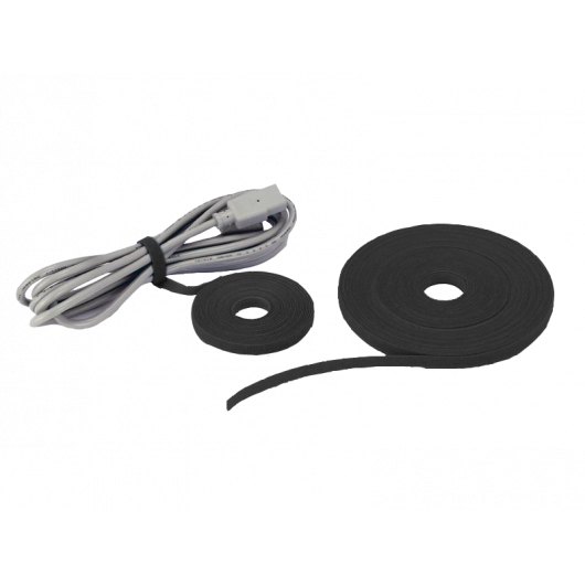 Opaska rzepowa do kabli szer. 9mm długość 5m czarna ALANTEC