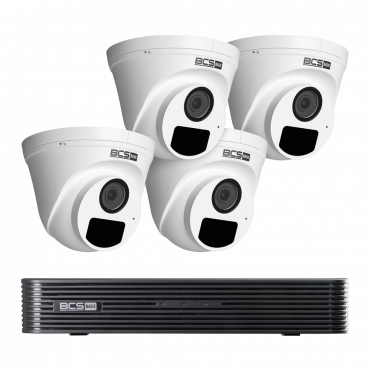 Zestaw 4 kamer IP 5Mpx...