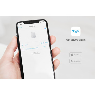 Brelok zbliżeniowy Ajax TAG biały (3 sztuki)