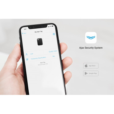 Brelok zbliżeniowy Ajax TAG czarny (3 sztuki)