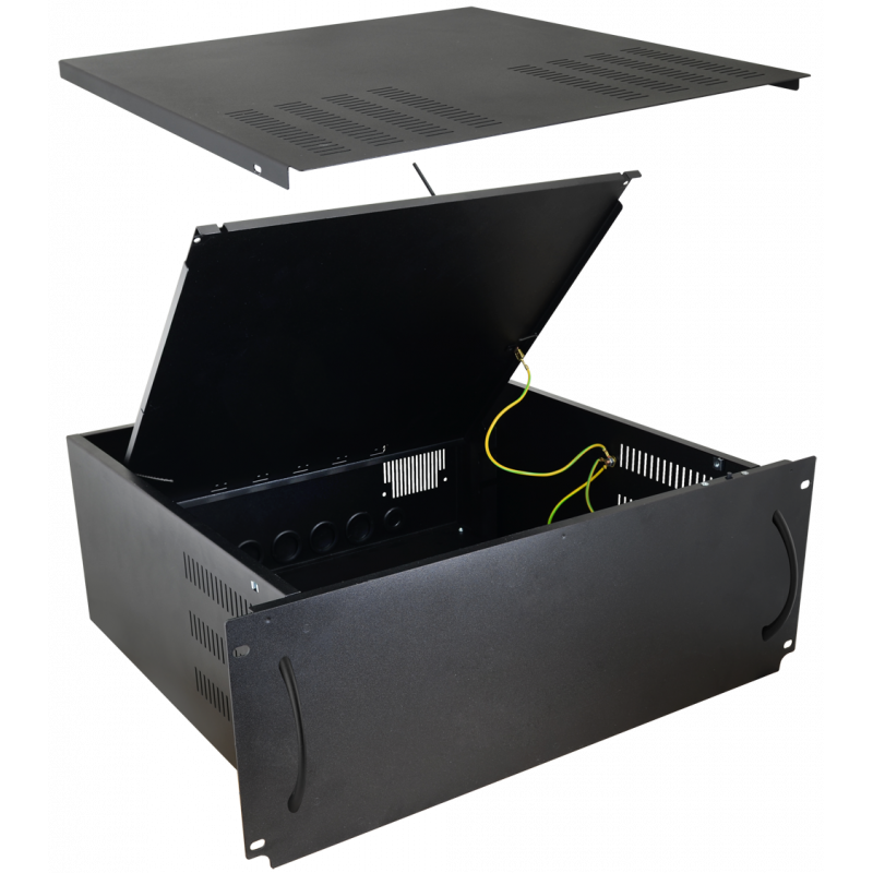 ARAD4 Pulsar Obudowa RACK 4U/400mm uniwersalna do szaf RACK 19″ dwupoziomowa