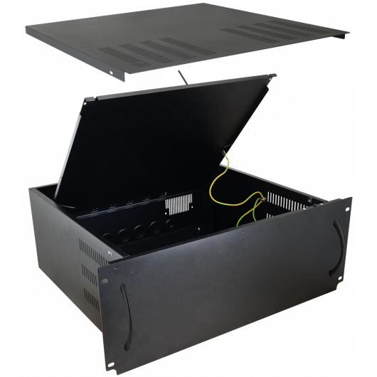 ARAD4 Pulsar Obudowa RACK 4U/400mm uniwersalna do szaf RACK 19″ dwupoziomowa