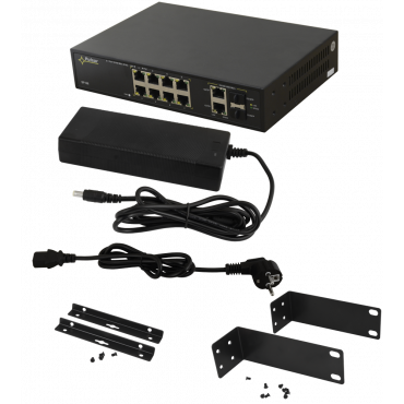 SF108 Pulsar Switch PoE 12-portowy SF108 do 8 kamer IP