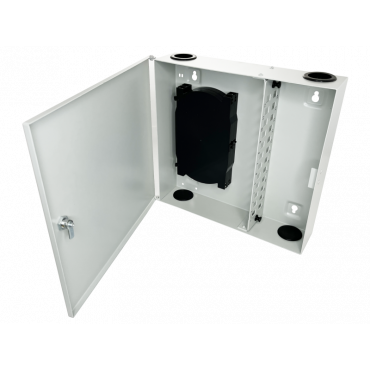 Naścienna szafka rozdzielcza 24 SC simplex (w zestawie tacki) ALANTEC