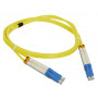 Patchcord światłowodowy jednomodowy LC-LC duplex SM 9/125 1.0m ALANTEC 1