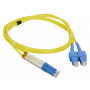 Patchcord światłowodowy jednomodowy SC-LC duplex MM 50/125 1.0m ALANTEC 1