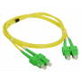 Patchcord światłowodowy jednomodowy SC/APC-SC/APC duplex SM 9/125 1.0m ALANTEC 1
