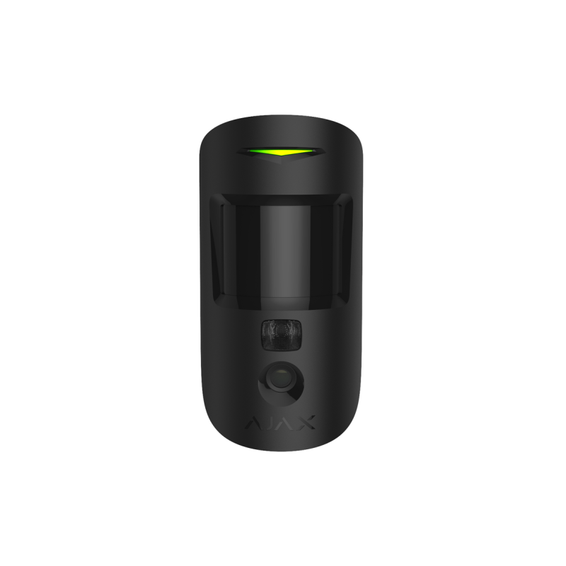 Czujnik ruchu z fotograficzną weryfikacją Ajax MotionCam czarny