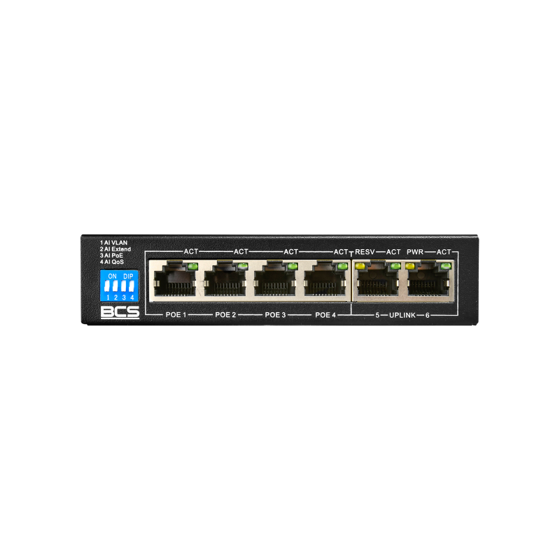 Switch PoE BCS-B-SP04G02G