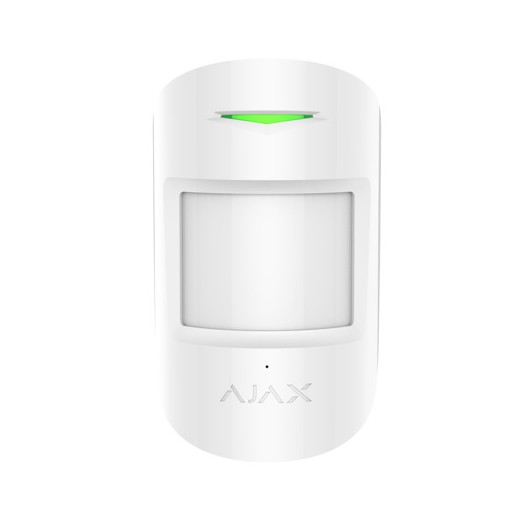 Czujnik ruchu i stłuczenia szkła Ajax CombiProtect biały