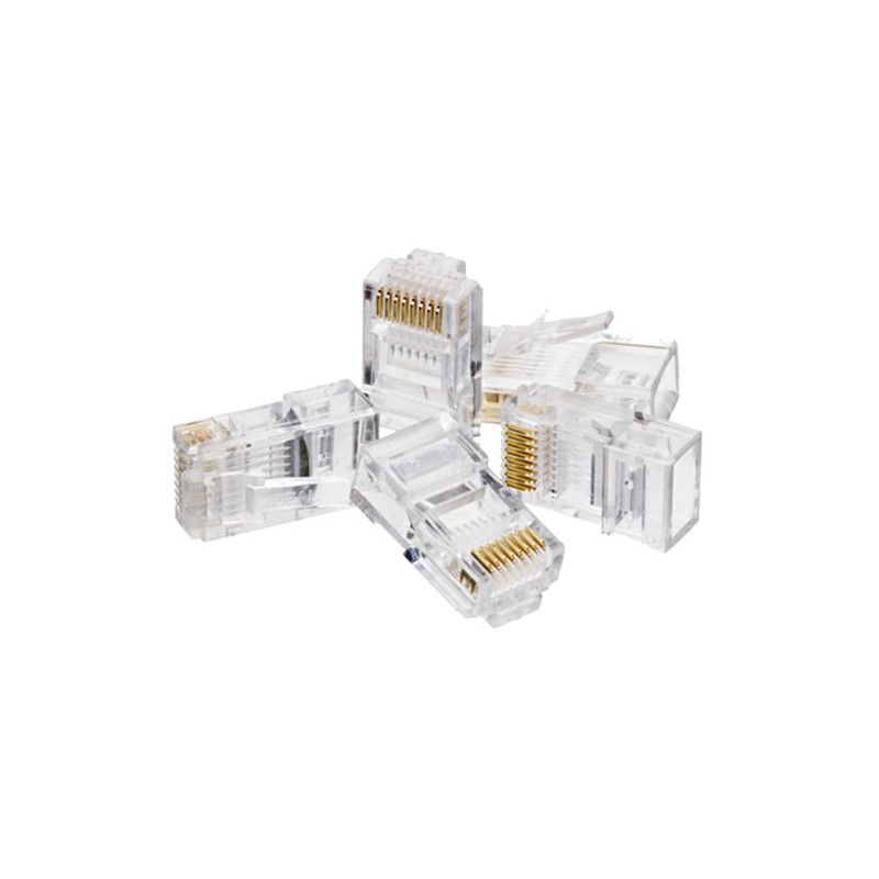Wtyk modularny RJ45 8p/8c kat.5e UTP drut 1op/100szt ALANTEC