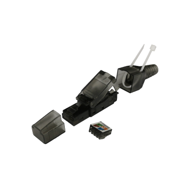 Wtyk RJ45 UTP kat.6A 10G POE+, beznarzędziowy na "gruby" drut 22-24 AWG ALANTEC