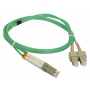 Patchcord światłowodowy wielomodowy LC-LC duplex MM OM3 50/125 2.0m ALANTEC 1