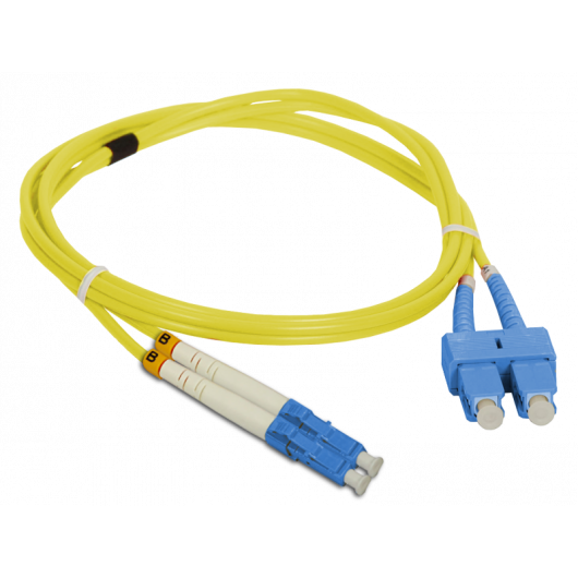 Patchcord światłowodowy wielomodowy SC-LC duplex MM 50/125 2.0m ALANTEC