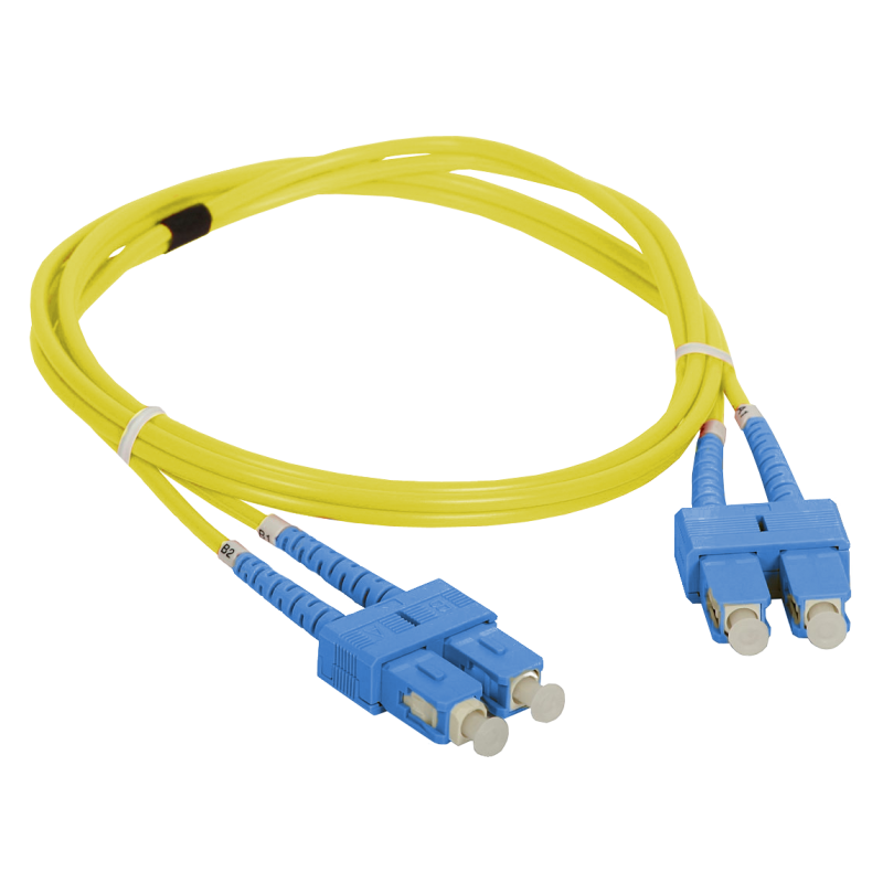 Patchcord światłowodowy jednomodowy SC - SC duplex SM 9/125 2.0m  ALANTEC