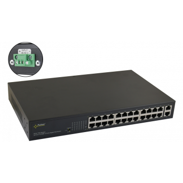 S124WP Pulsar Switch PoE 24-portowy S124WP bez zasilacza do 24 kamer IP