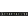 SG108WP Pulsar Switch PoE 10-portowy SG108WP bez zasilacza do 8 kamer IP 3