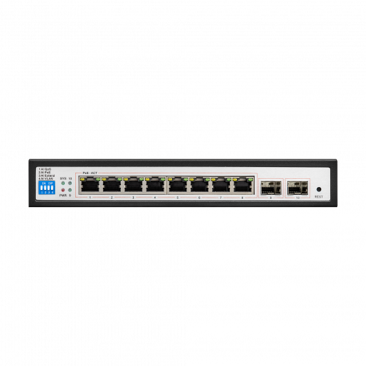 Switch PoE BCS-B-SP08G-2SFP