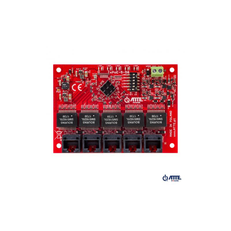 Switch PoE Atte xPoE-5-50-OF