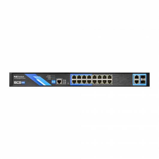 Switch PoE BCS-B-SP1602G-2SFP-M